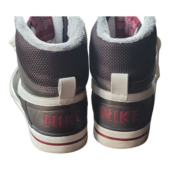 Nike Classic Delta Force High AC Dark Cinder Sail/Deep Red (375851-211)‎ Size 7 - Picture 3 of 9